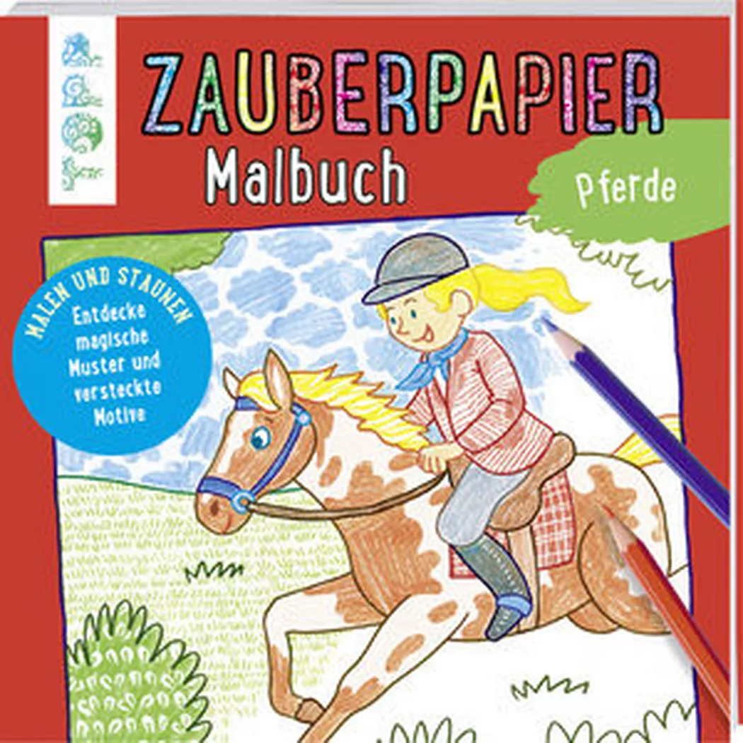 Frech - Zauberpapier Malbuch Pferde