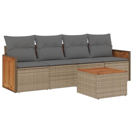 VidaXL Garten sofagarnitur poly-rattan  