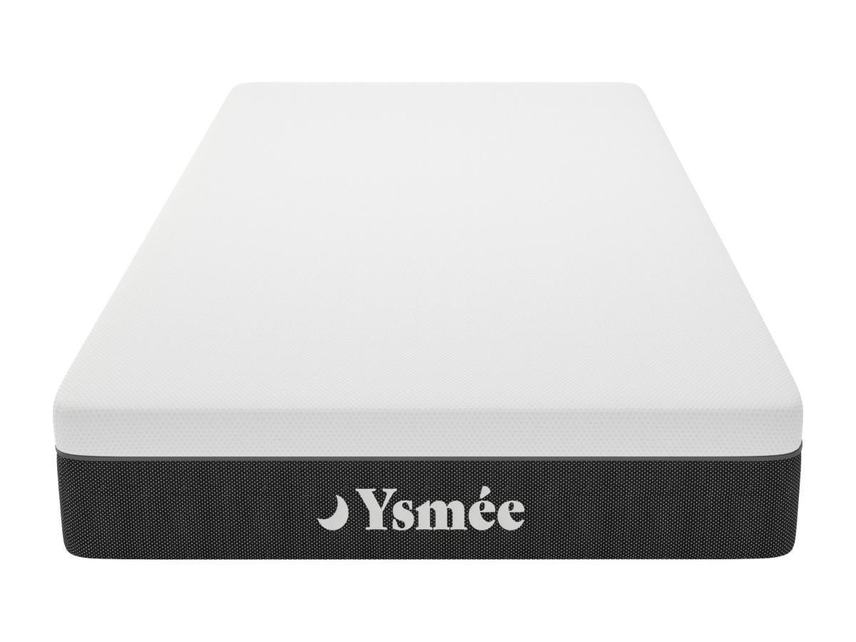 Ysmée Ensemble 90 x 190 cm sommier coffre blanc + matelas ressorts ensachés 7 zones ép.22cm - CELESTRIA de YSMÉE  