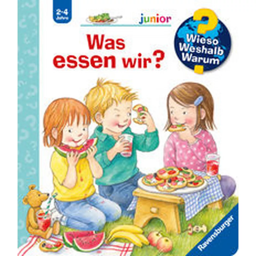 Ravensburger - Wieso? Weshalb? Warum? junior, Band 53: Was essen wir?, Rübel, Doris; Doris (Illustrationen)