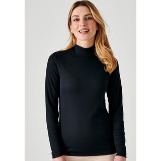 Damart  Unterziehpullover aus Thermolactyl-Rippstrick und Seide mit Stehkragen. 