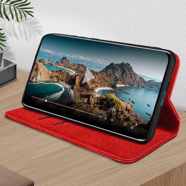 Avizar  Étui portefeuille Xiaomi 12 Pro - Rouge 