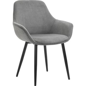 Fauteuil Home gris (lot de 2)