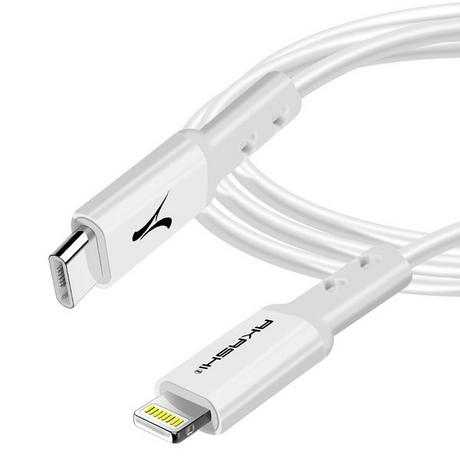 Akashi  Cavo da USB-C a Lightning Akashi Bianco 