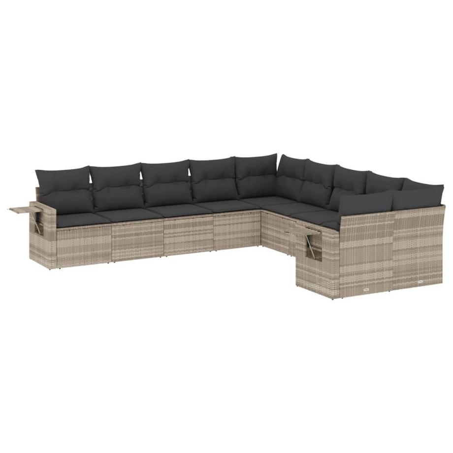 set divano da giardino Polirattan