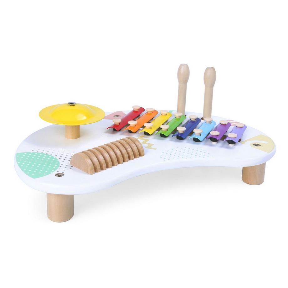 B2X  Table avec instruments, table musicale, cymbales +18m ECOTOYS 