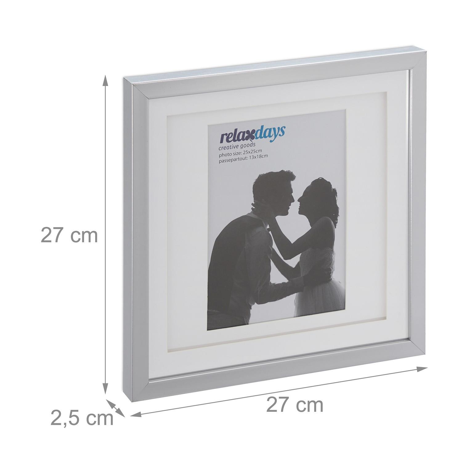 Northix Cadre photo 25x25 cm Lot de 2  