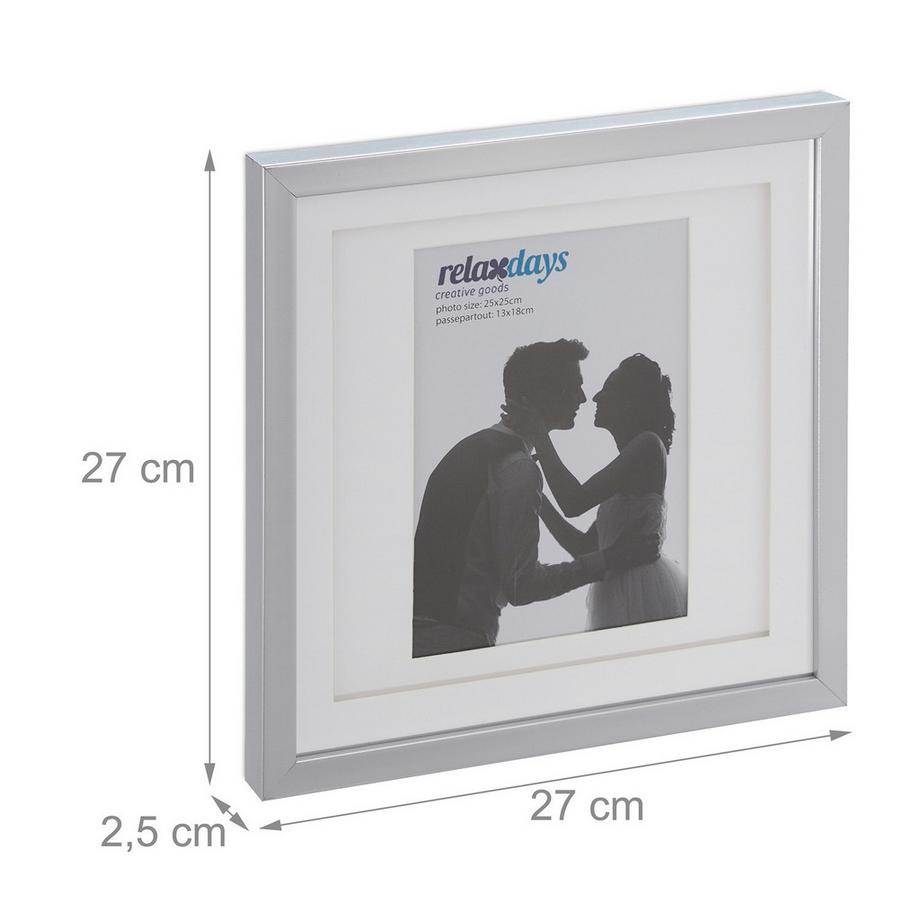 Northix Bilderrahmen 25x25 cm 2er Set  