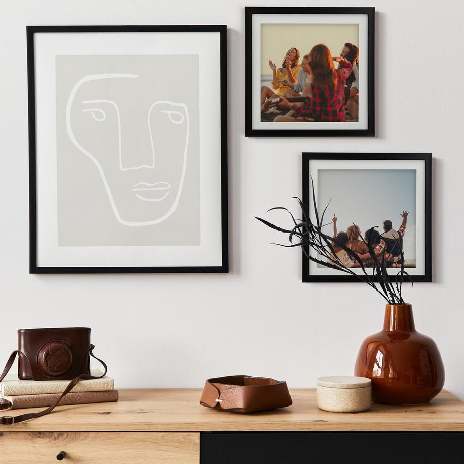 Northix Bilderrahmen 25x25 cm 2er Set  