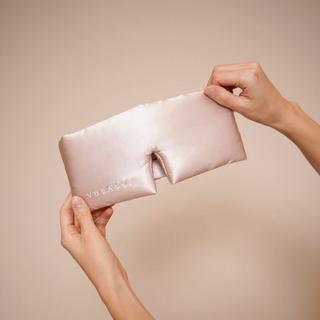 VBEAUTY  Premium Deep Sleep Seiden Schlafmaske - Rosé 