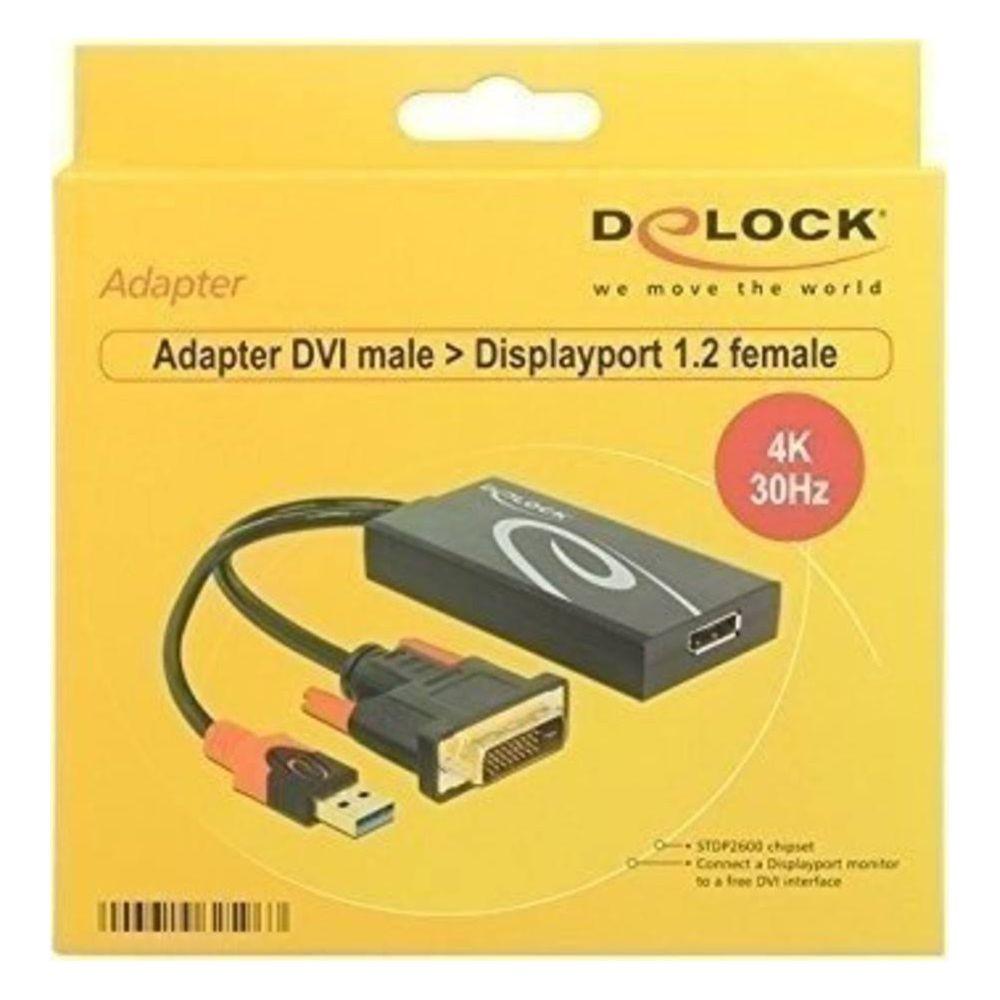 DeLock  Adaptateur  DVI-D USB DisplayPort 