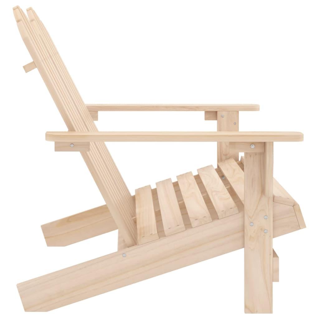 VidaXL Chaise de jardin bois  