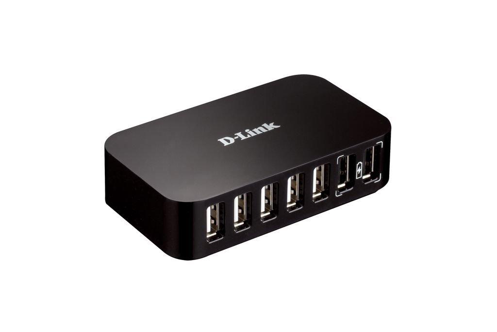 D-Link  DUB-H7 USB 2.0 Type-B 480 Mbit/s Nero 