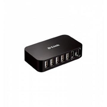 DUB-H7 USB 2.0 Type-B 480 Mbit/s Nero