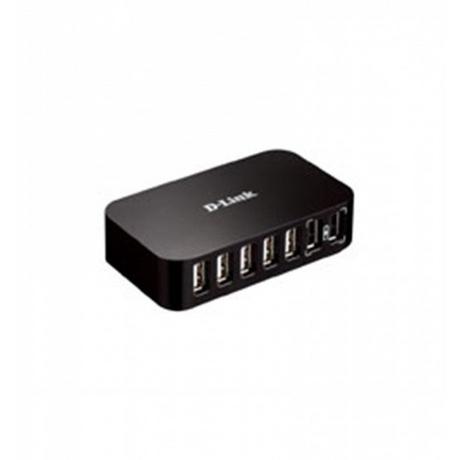 D-Link  DUB-H7 USB 2.0 Type-B 480 Mbit/s Nero 