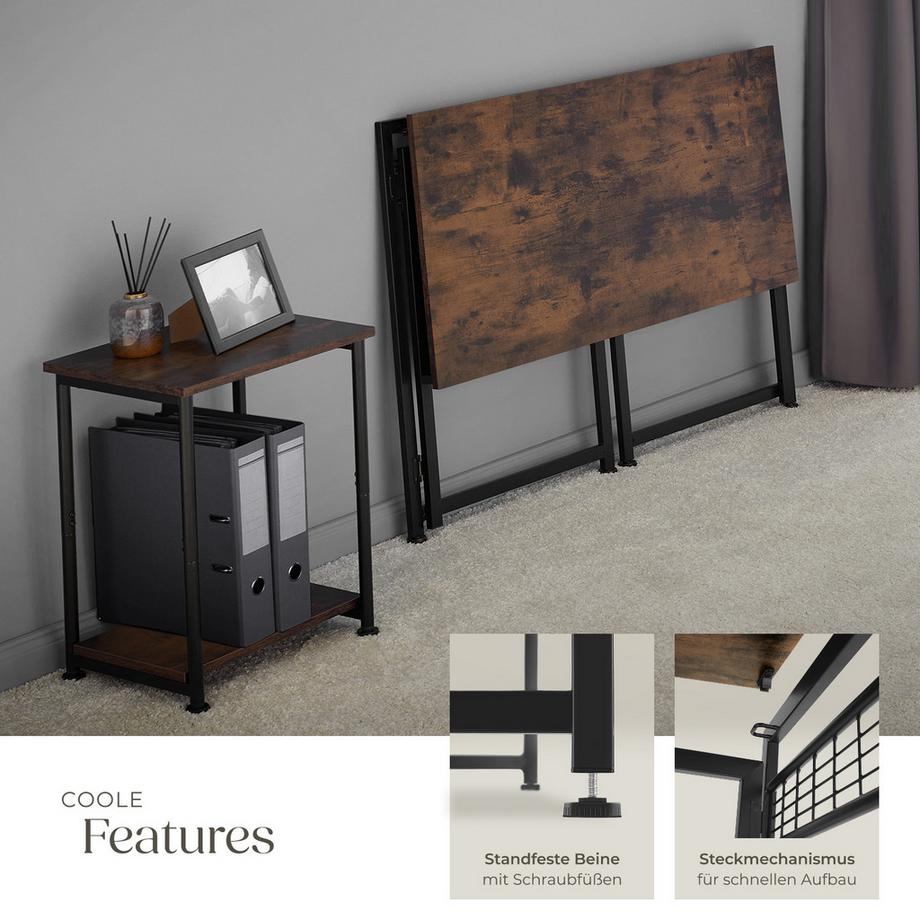 Tectake Scrivania Paterson pieghevole  