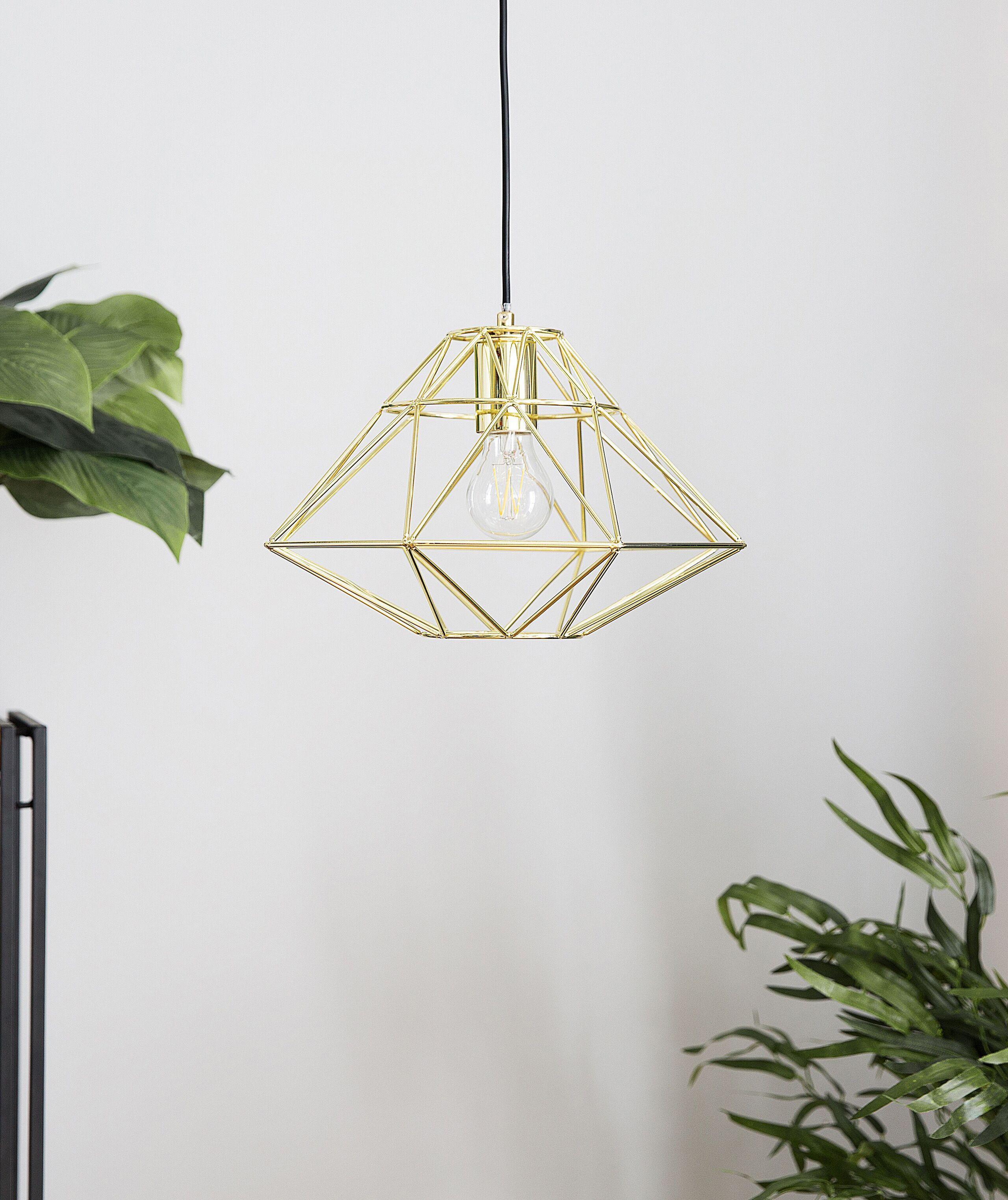 Beliani Lampe suspension en Acier Moderne GUAM  