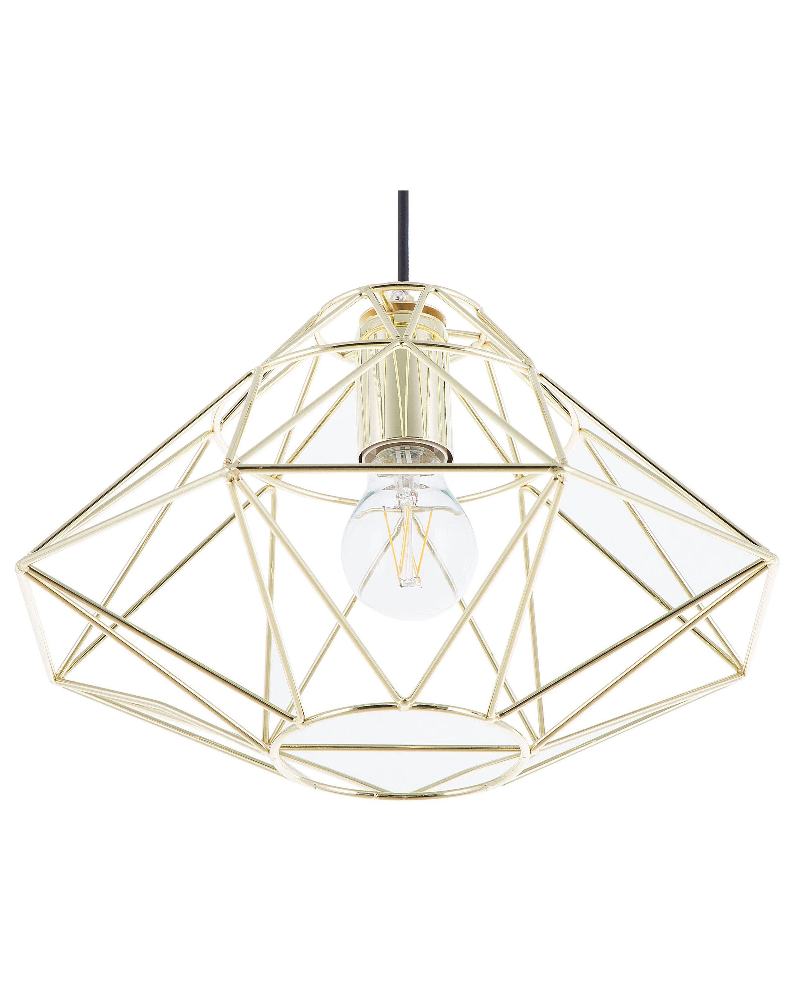 Beliani Lampe suspension en Acier Moderne GUAM  