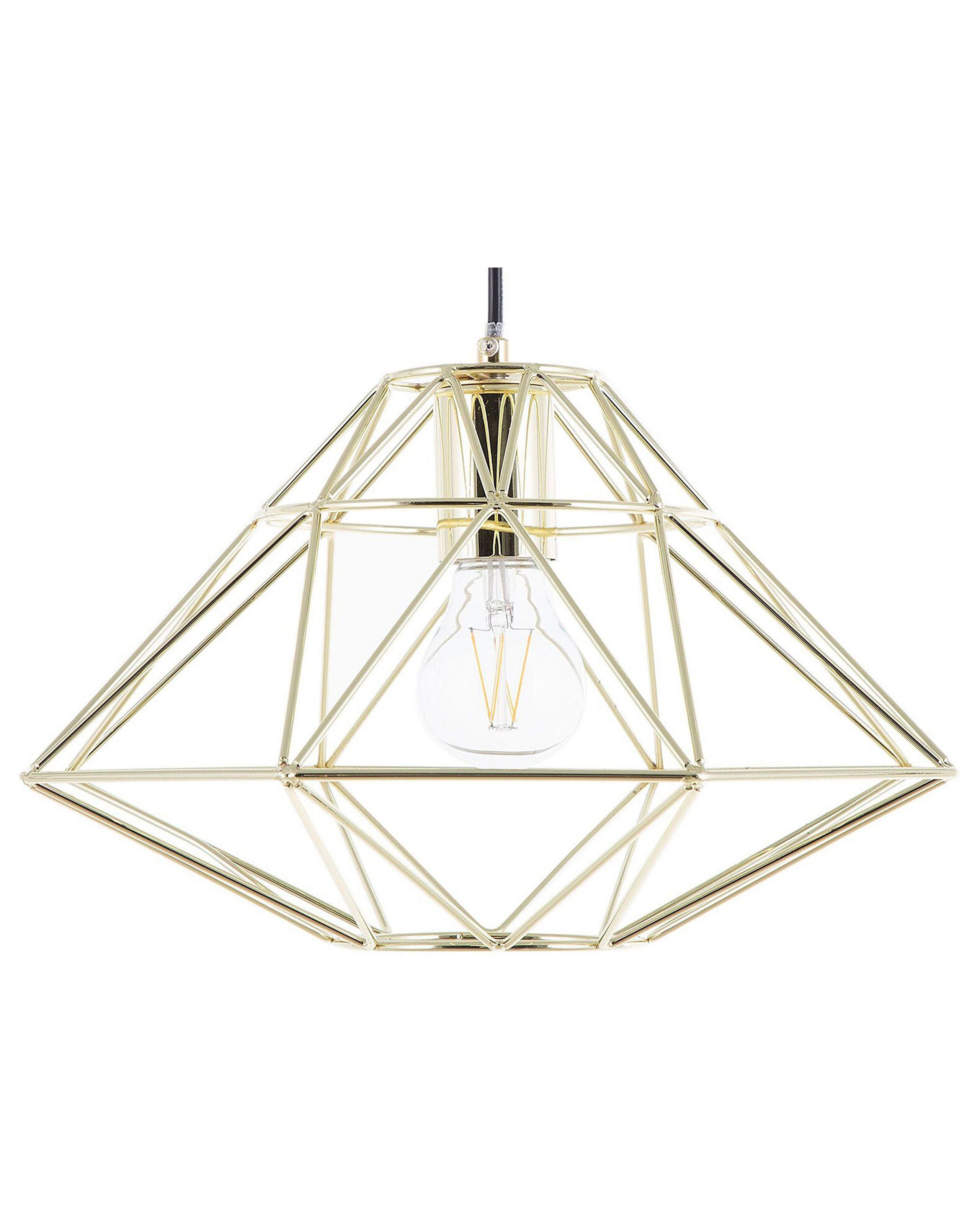 Beliani Lampe suspension en Acier Moderne GUAM  