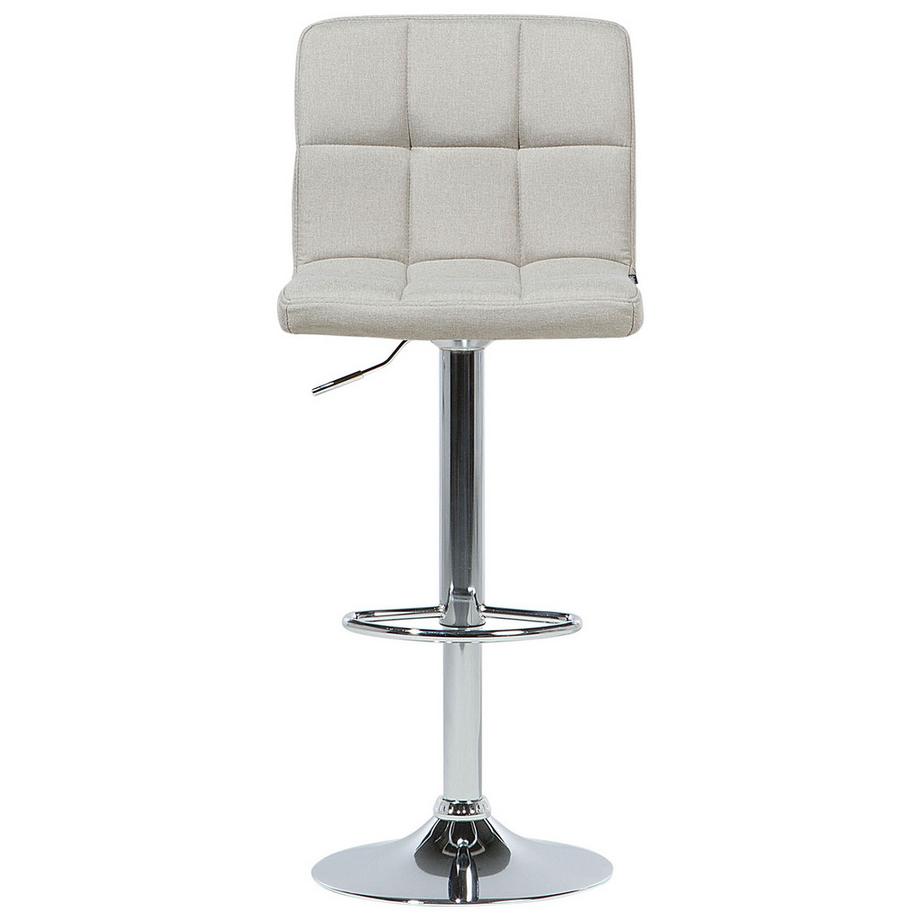 Beliani Lot de 2 chaises de bar en Tissu Moderne MARION  