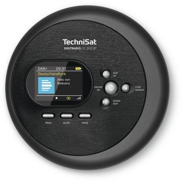 TechniSat DIGITRADIO CD 2GO BT Tragbarer CD-Player Schwarz