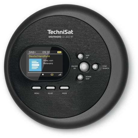 TechniSat  TechniSat DIGITRADIO CD 2GO BT Lecteur CD portable Noir 