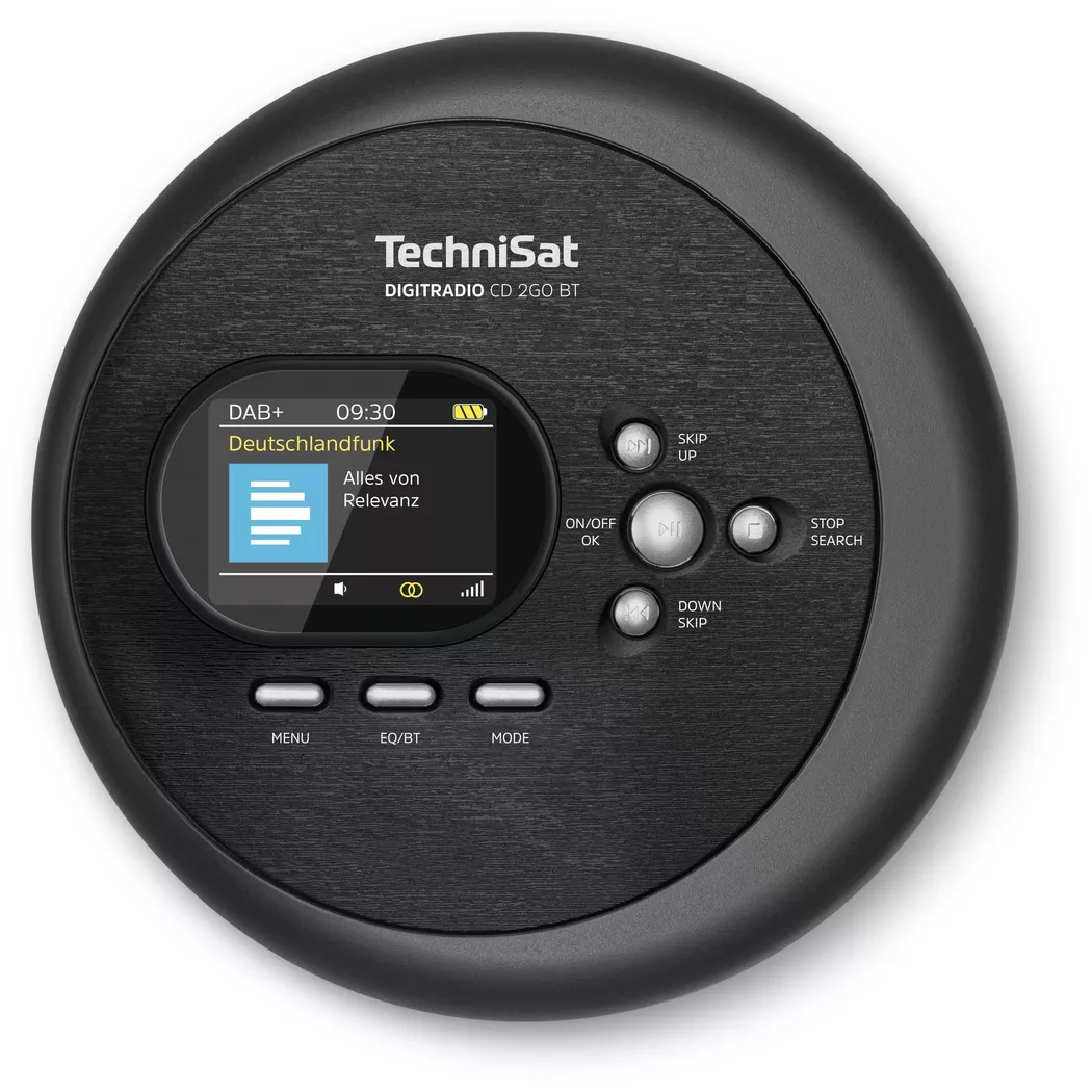 TechniSat DIGITRADIO CD 2GO BT Black Portable CD player