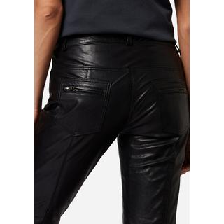 RICANO  Pantaloni in pelle da donna Donna, con elementi da biker 