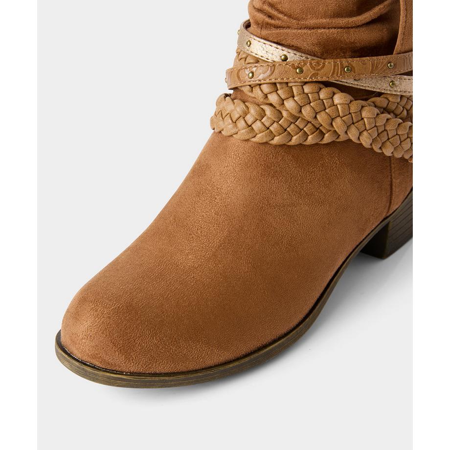 Joe Browns Mikrosuede Stiefeletten mit Riemchendetail  