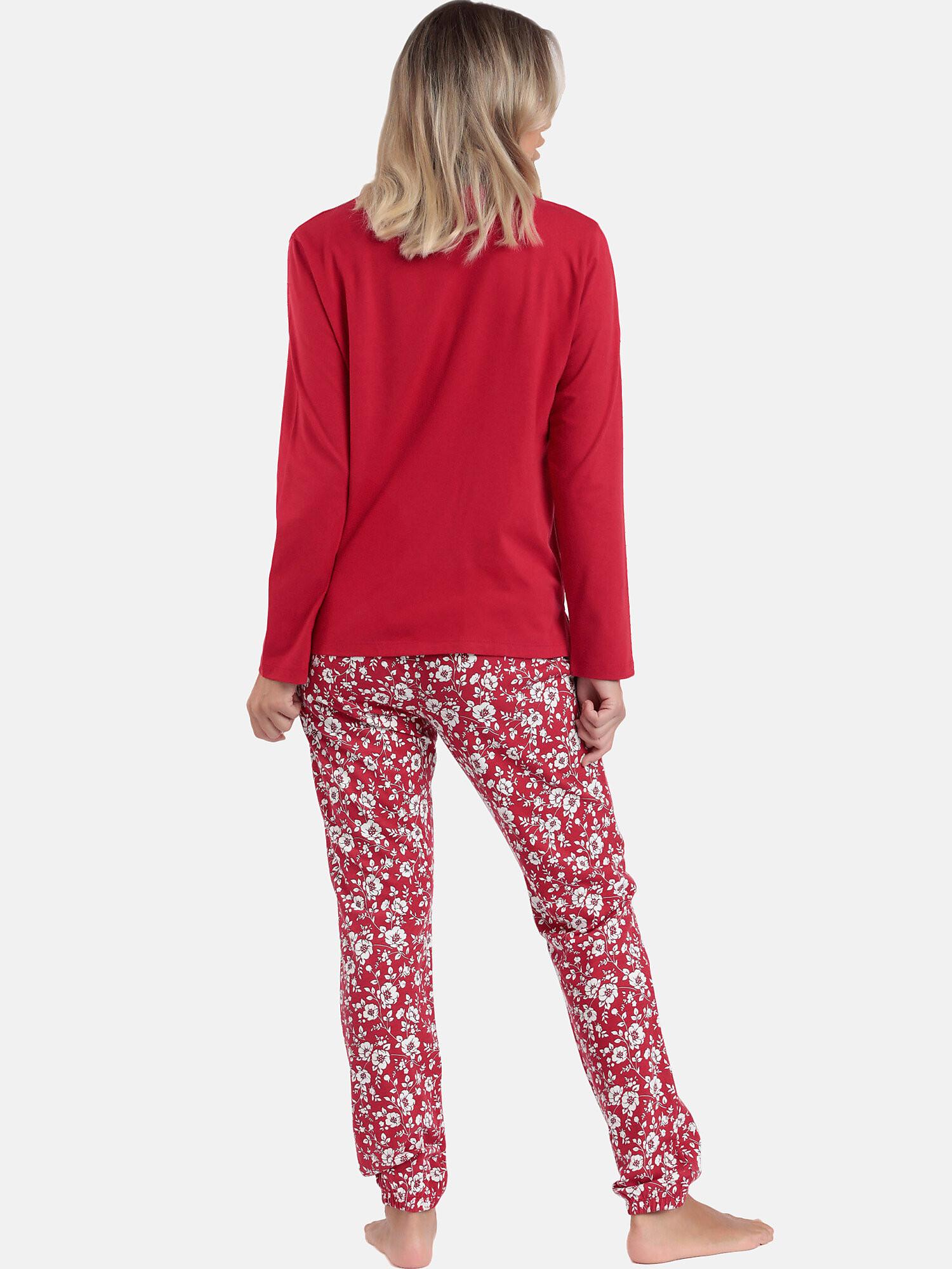 Admas  Pyjama Hose Oberteil Langarm Romantic Winter 