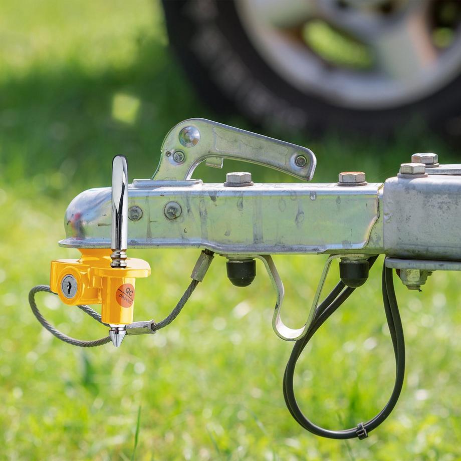 Northix Anhängerschloss mit 5 Schlüsseln  