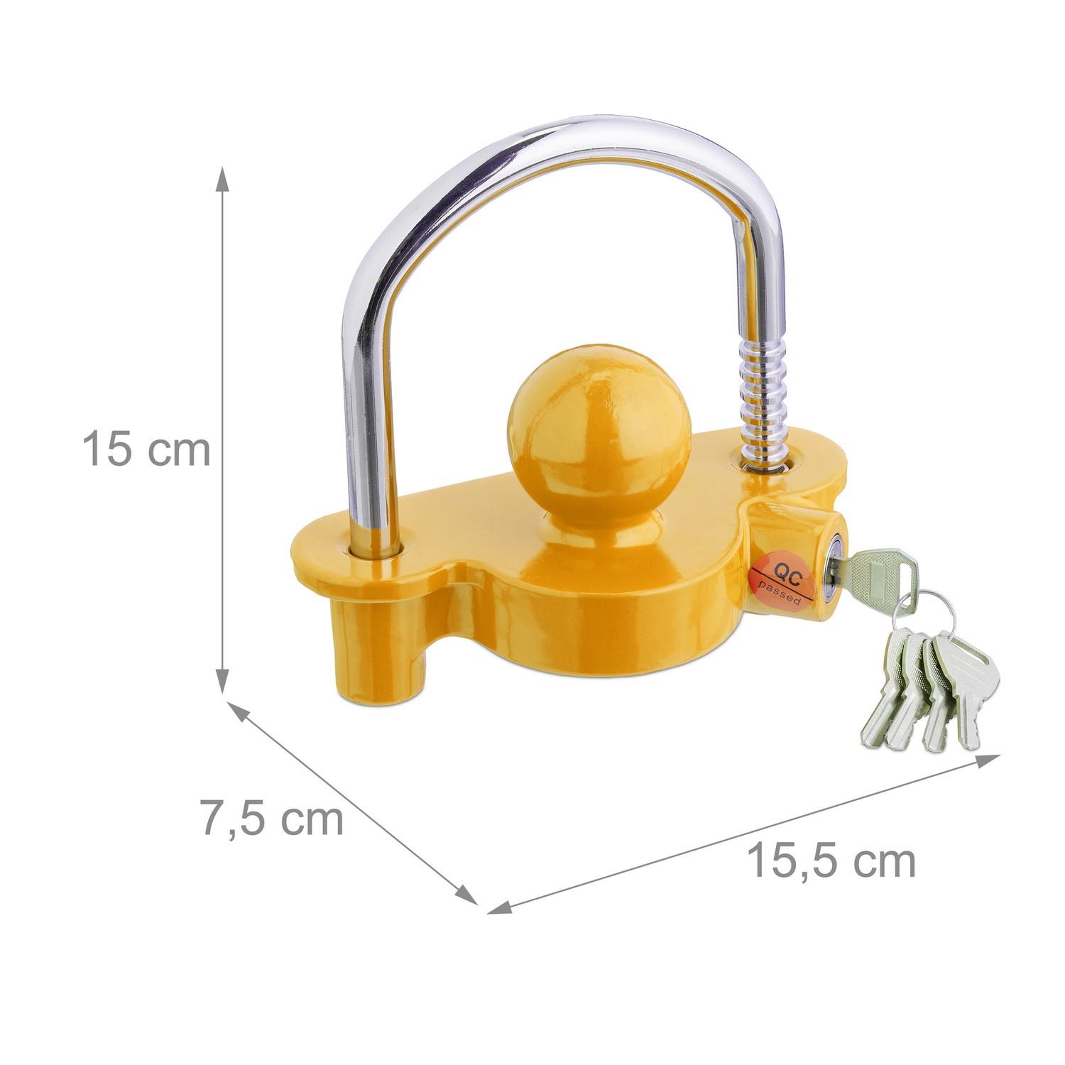 Northix Antivol de remorque avec 5 clés  