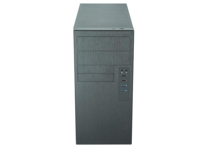 CHIEFTEC  mATX Gehäuse HO-11B-350GPB, black (Midi Tower) 