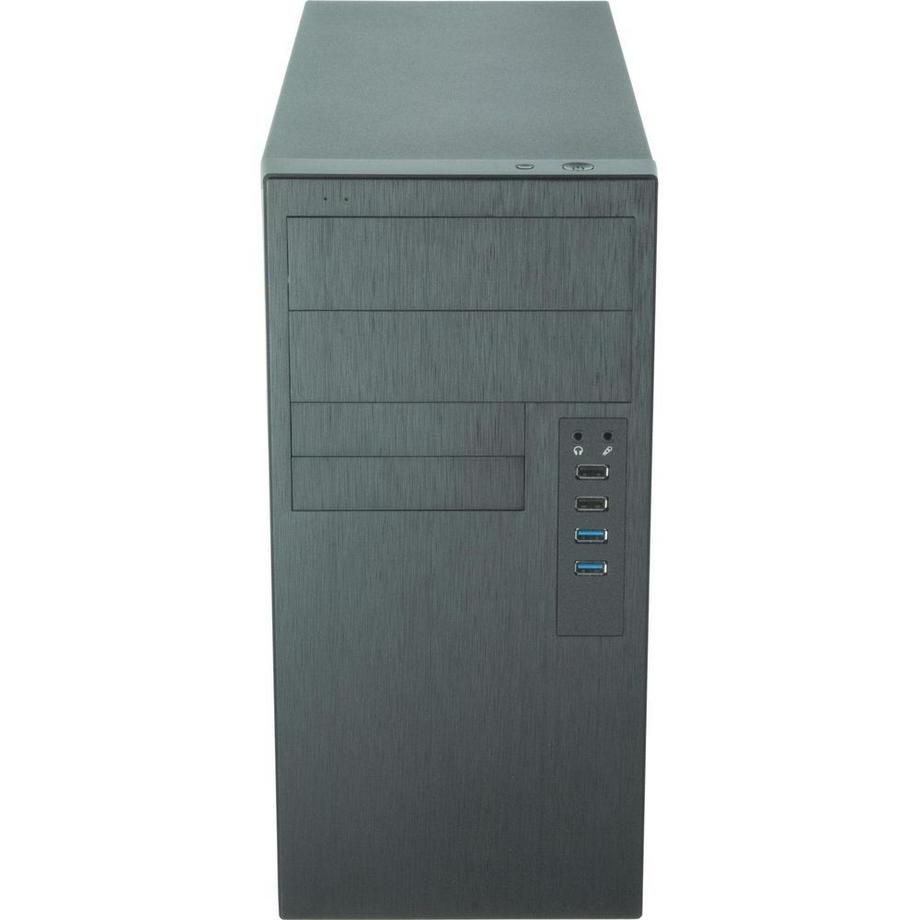 CHIEFTEC  mATX Gehäuse HO-11B-350GPB, black (Midi Tower) 