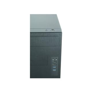 CHIEFTEC  mATX Gehäuse HO-11B-350GPB, black (Midi Tower) 