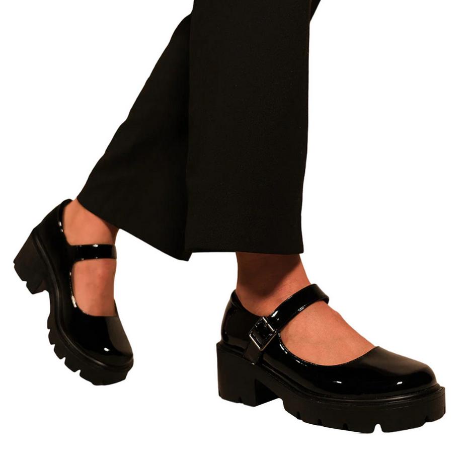 Where's That From Rylee Chaussures Mary Jane Rétro en Cuir Verni  