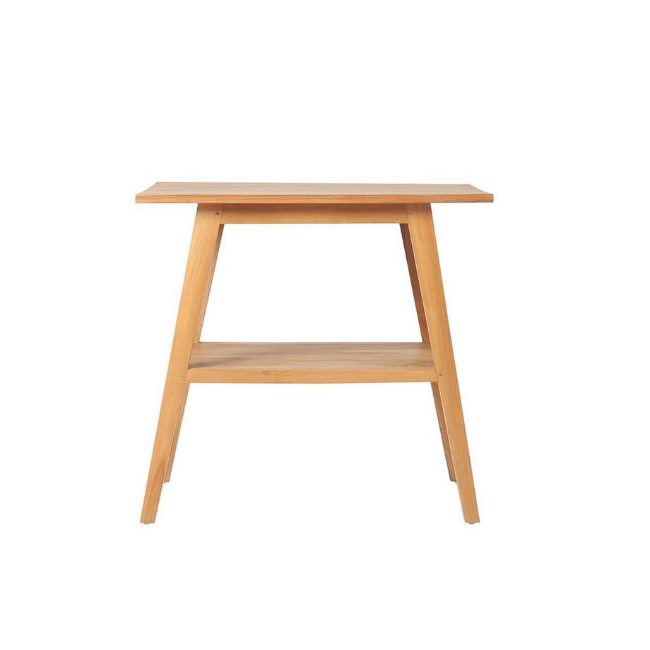 Vente-unique Meuble sous vasque en teck - 80 cm - BOBOTSARI  