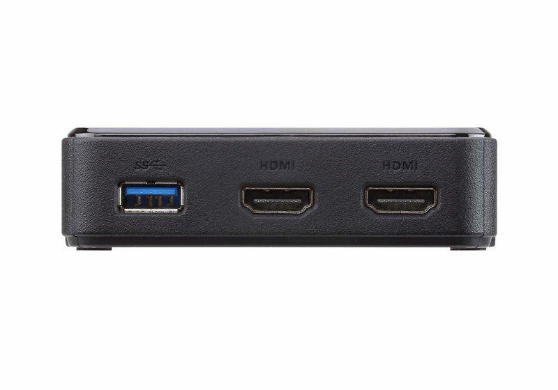 ATEN  UH3233 Kabelgebunden USB 3.2 Gen 1 (3.1 Gen 1) Type-C Schwarz 