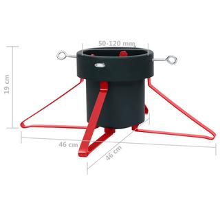 VidaXL Support d'arbre de noël métal  