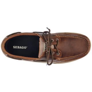 Sebago  mocassins cuir huilé clovehitch ii fgl waxed 