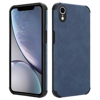 Cadorabo  Housse compatible avec Apple iPhone XR - Coque de protection en silicone TPU avec dos en similicuir élégant 