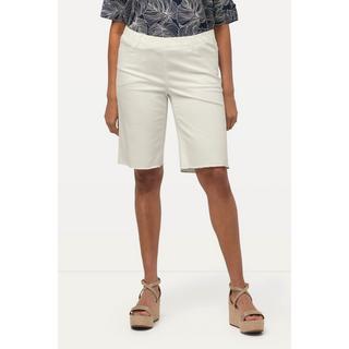 Ulla Popken Bermuda Fransensaum Elastikbund  