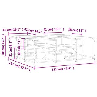 VidaXL Table basse bois d'ingénierie  