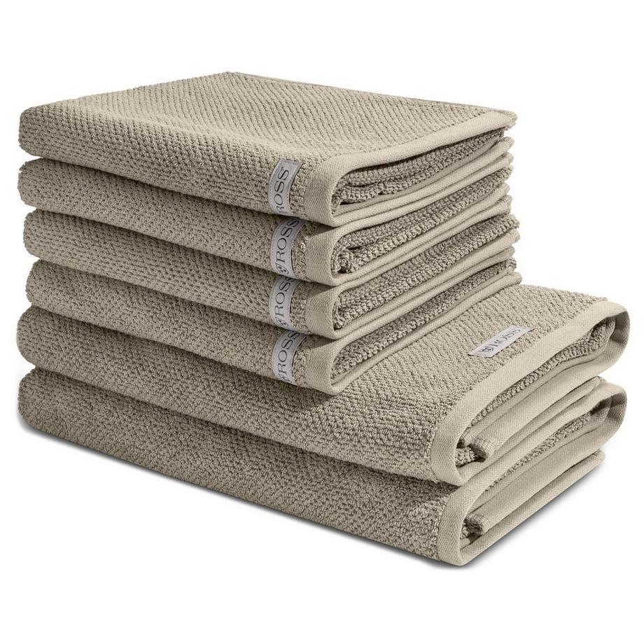 Selection - Organic Cotton - 4 X Handtuch 2 X Duschtuch - Handtuch-Set