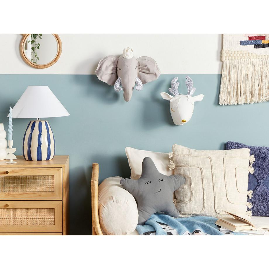 Beliani Decorazioni da Parete Cameretta en Cotone Moderno SUZY  