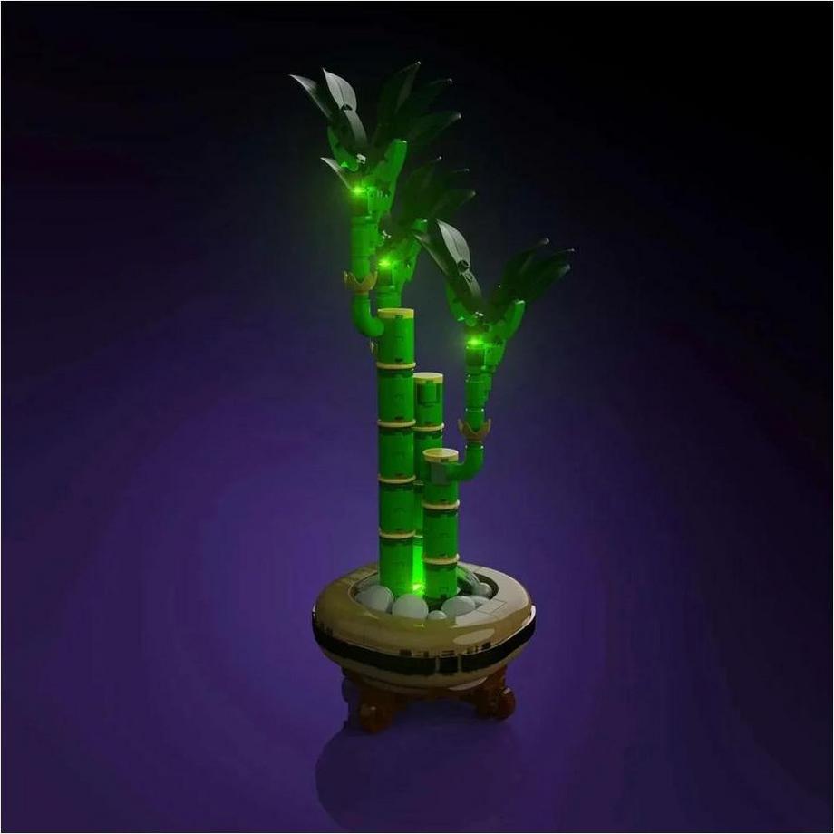 LIGHT MY BRICKS  LED-Licht-Set für LEGO® LMB für Glücks-Bambus 