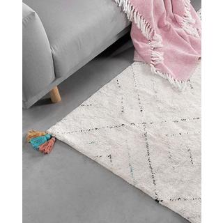 Beliani Tapis en Coton Boho KARTAL  