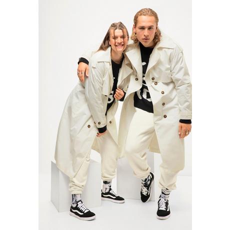 Studio Untold Oversized Reverskragen Doppelreihiger Unisex Trenchcoat  