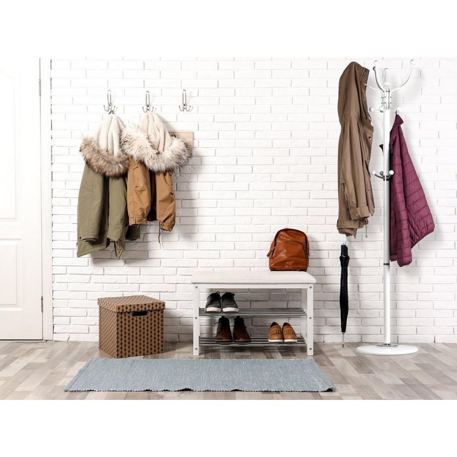 Northio Appendiabiti porta abiti base stabile bianca  