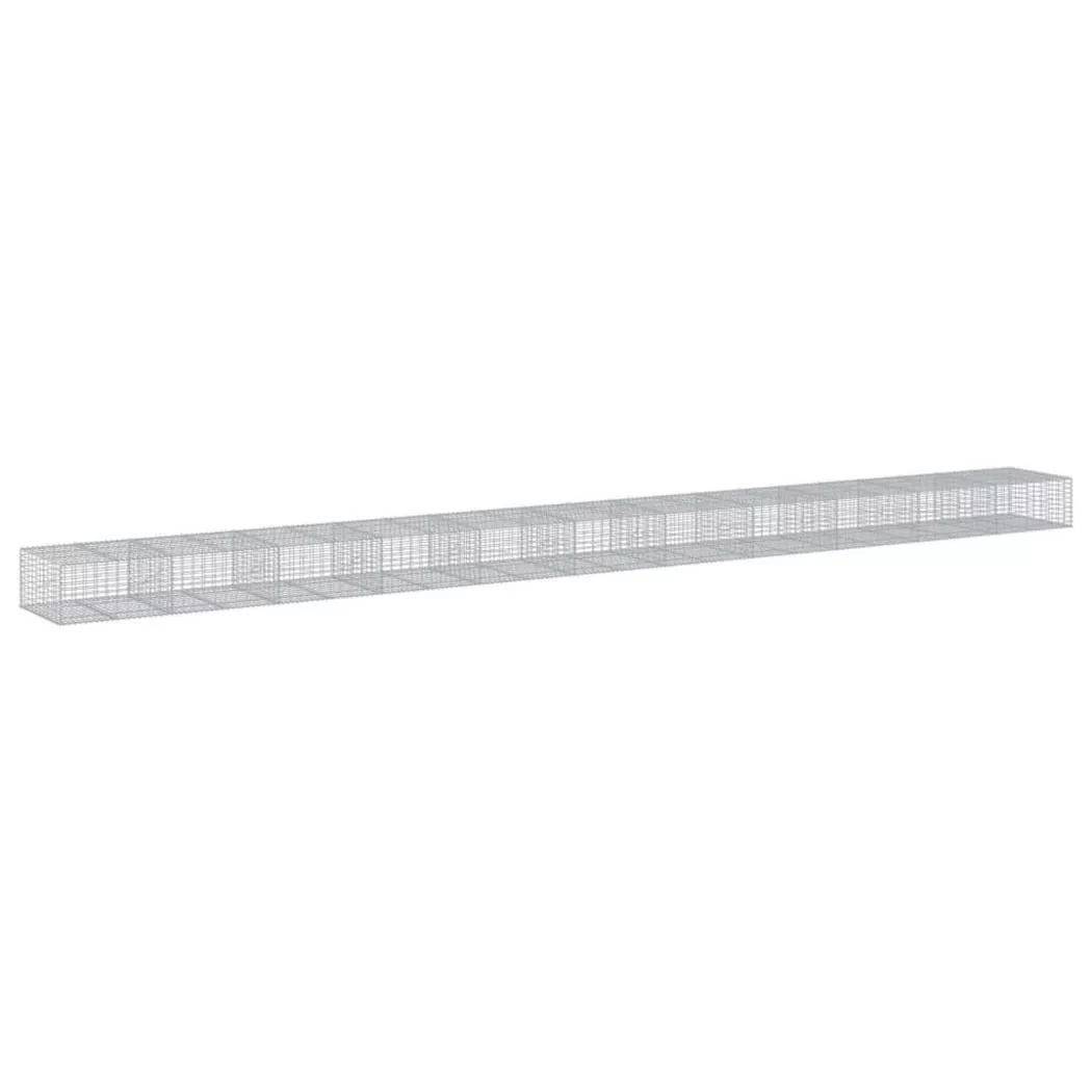 VidaXL - Panier gabion fer, One Size, Argent
